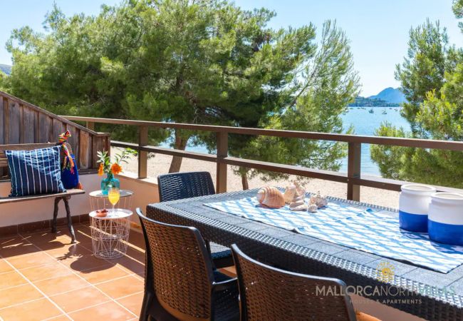 Apartamento en Port de Pollença - Apartamento Voramar I: Primera Línea en Pine Walk