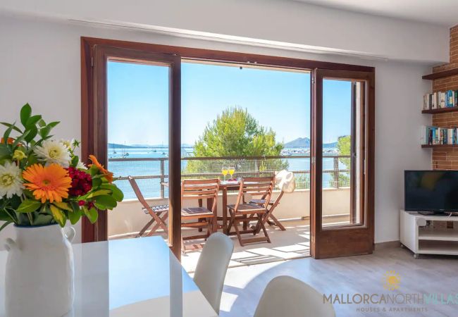 Apartamento en Port de Pollença - Apartamento Voramar II: Primera Línea en Pine Walk